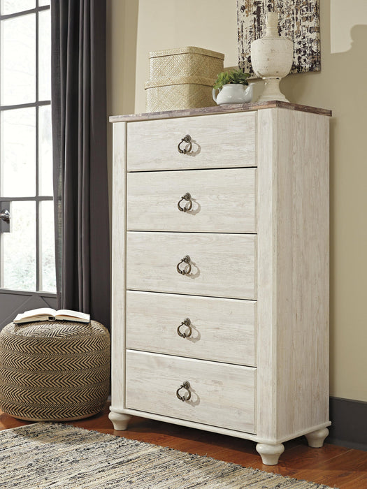 Willowton Five Drawer Chest