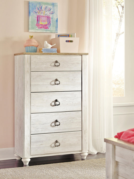 Willowton Five Drawer Chest