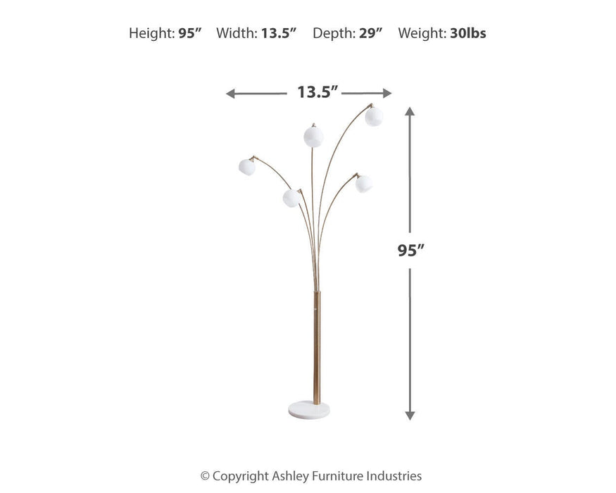 Ashley Express - Taliya Metal Arc Lamp (1/CN)
