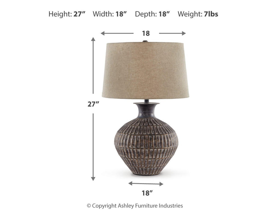 Ashley Express - Magan Metal Table Lamp (1/CN)
