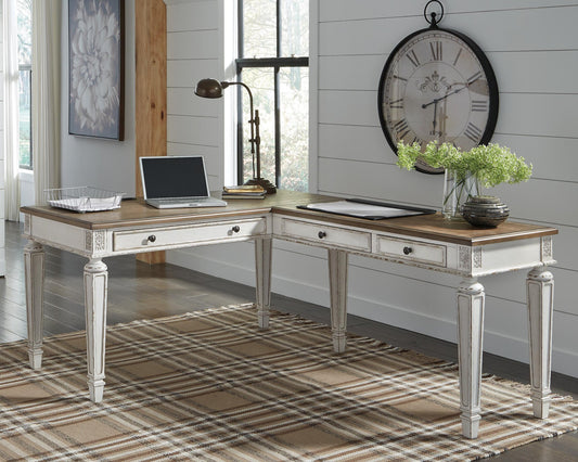 Ashley Express - Realyn 2-Piece Home Office Desk