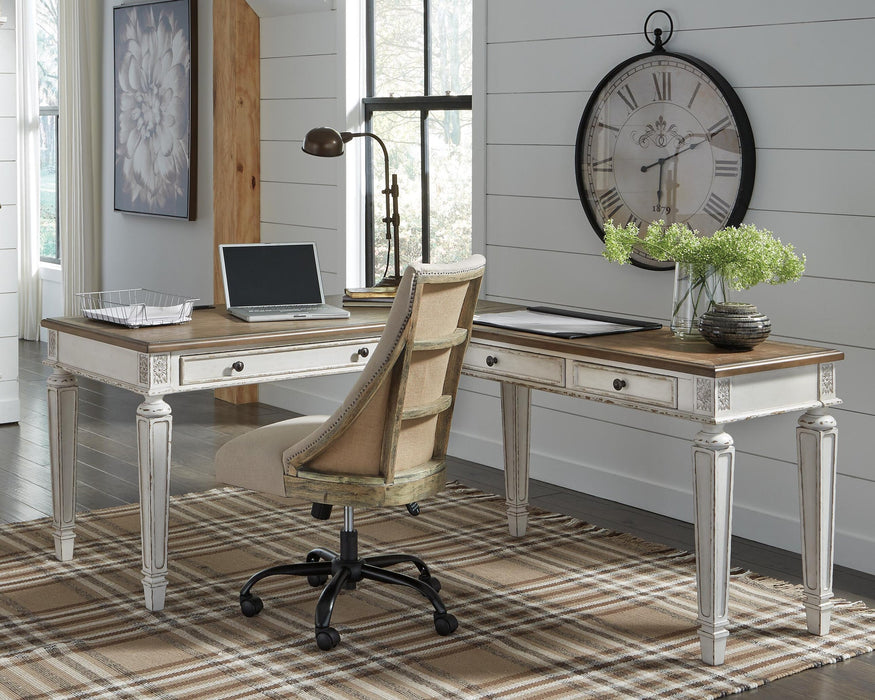 Ashley Express - Realyn 2-Piece Home Office Desk