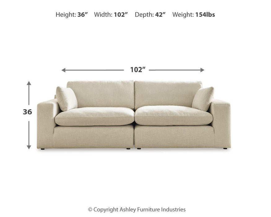 Elyza 2-Piece Sectional Loveseat