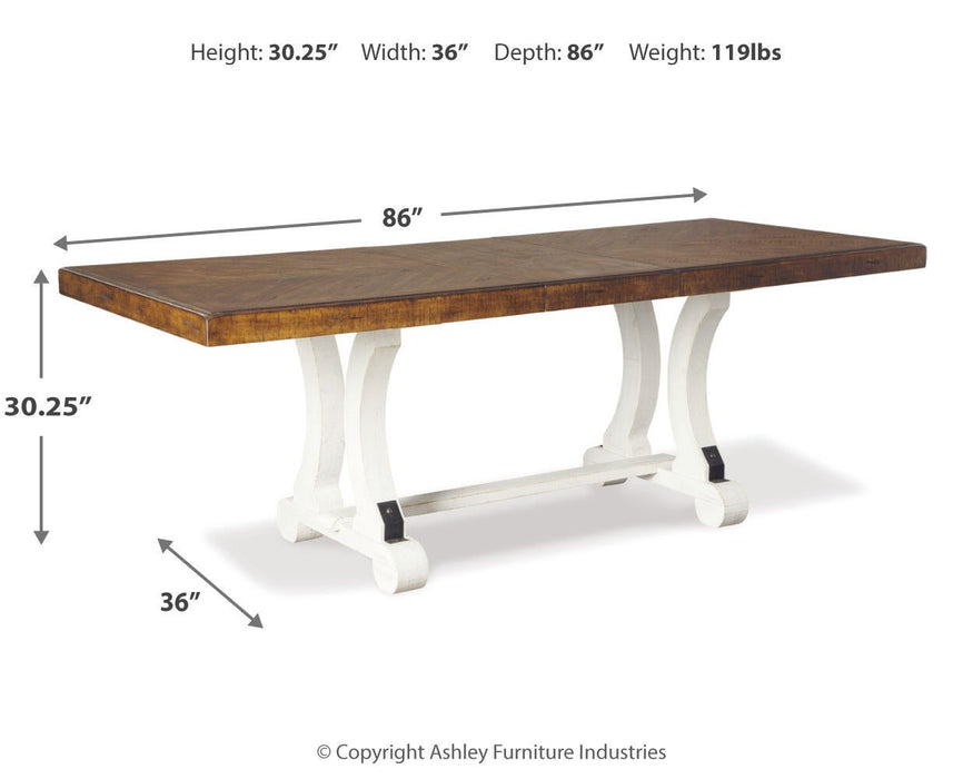 Valebeck Rectangular Dining Room Table