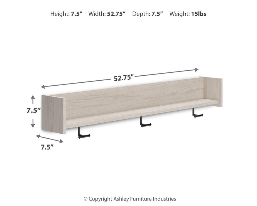 Ashley Express - Socalle Wall Mounted Coat Rack w/Shelf