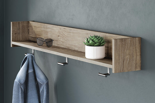 Ashley Express - Oliah Wall Mounted Coat Rack w/Shelf