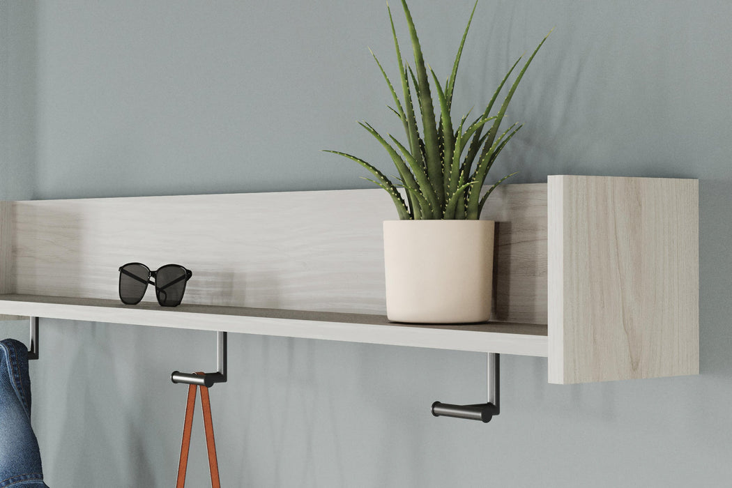 Ashley Express - Socalle Wall Mounted Coat Rack w/Shelf