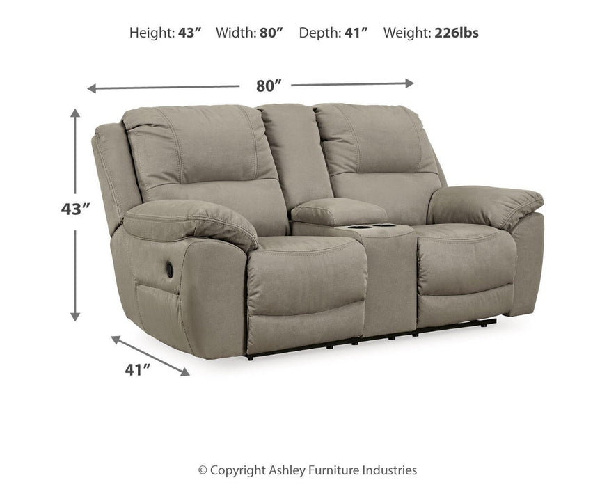 Next-Gen Gaucho DBL Rec Loveseat w/Console
