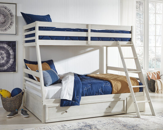 Ashley Express - Robbinsdale Twin over Full Bunk Bed with Storage