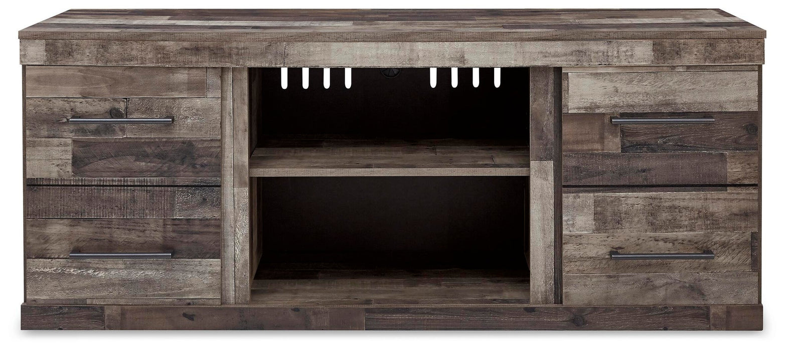 Ashley Express - Derekson LG TV Stand w/Fireplace Option