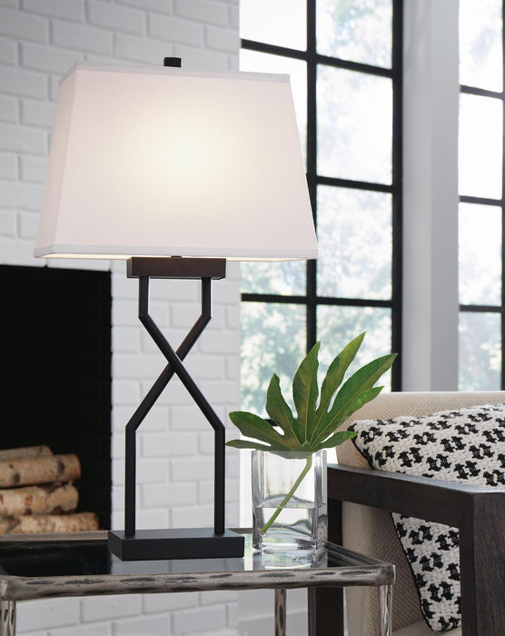 Ashley Express - Brookthrone Metal Table Lamp (2/CN)
