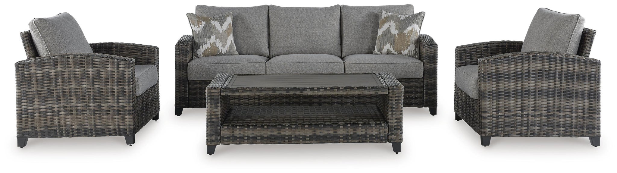 Oasis Court Sofa/Chairs/Table Set (4/CN)