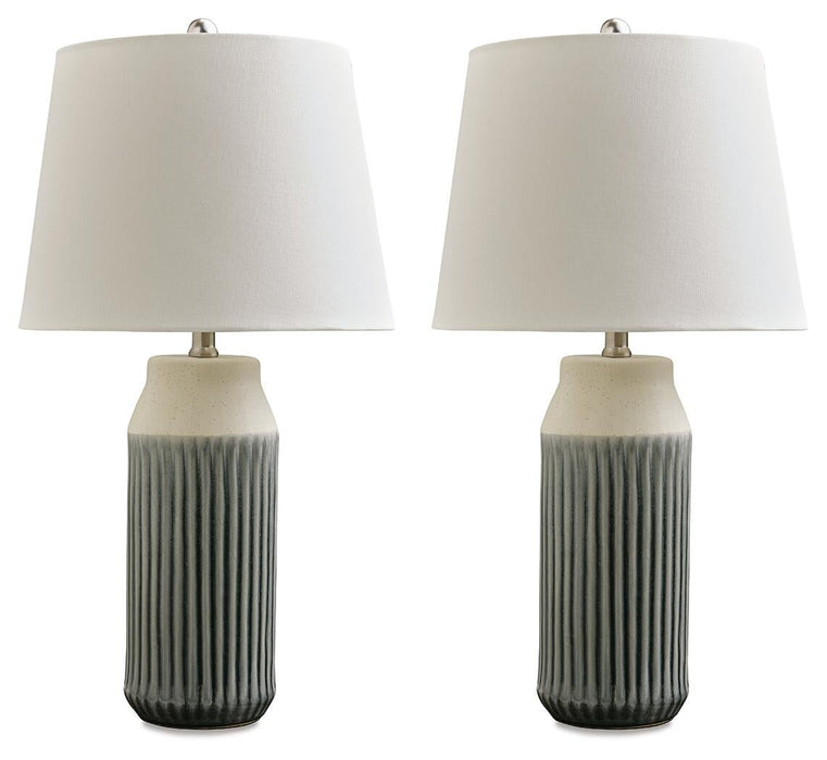 Ashley Express - Afener Ceramic Table Lamp (2/CN)