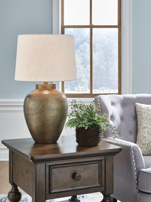 Ashley Express - Madney Metal Table Lamp (1/CN)