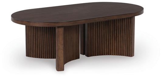 Ashley Express - Korestone Oval Cocktail Table
