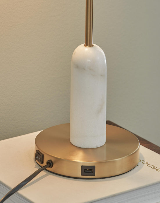 Ashley Express - Rowleigh Marble Desk Lamp (1/CN)