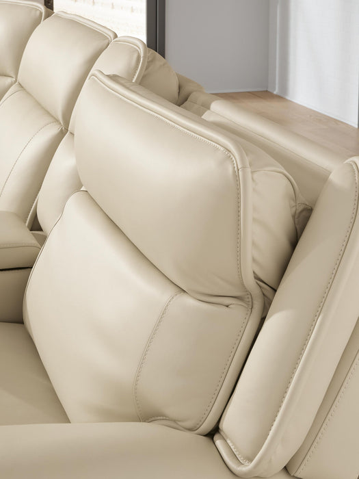 Double Deal 3-Piece Power Reclining Loveseat Sectional with Console