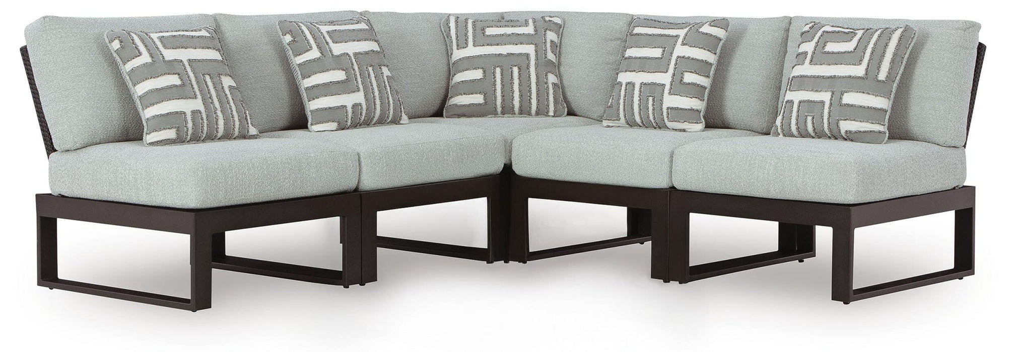 Ashley Express - Beachloft 5-Piece Outdoor Sectional