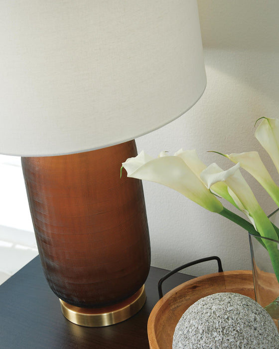 Ashley Express - Farberman Glass Table Lamp (1/CN)