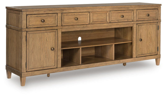 Sharlance XL TV Stand w/Fireplace Option