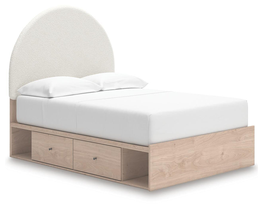 Arloster Full Upholstered Panel Bed with Storage