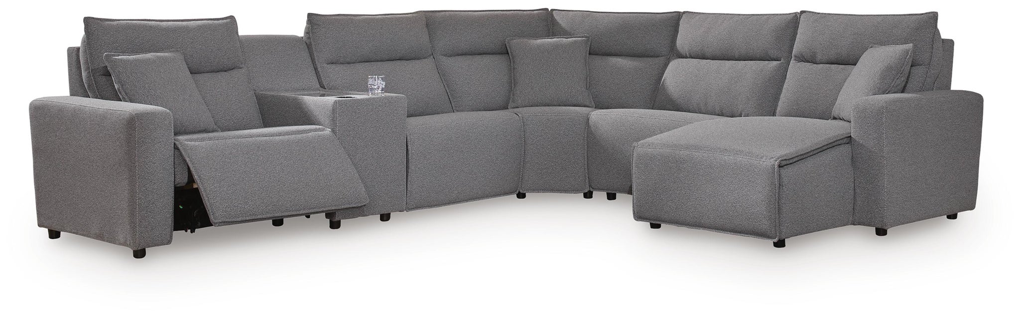 Modmax II 6-Piece Power Reclining Sectional with Chaise and Console