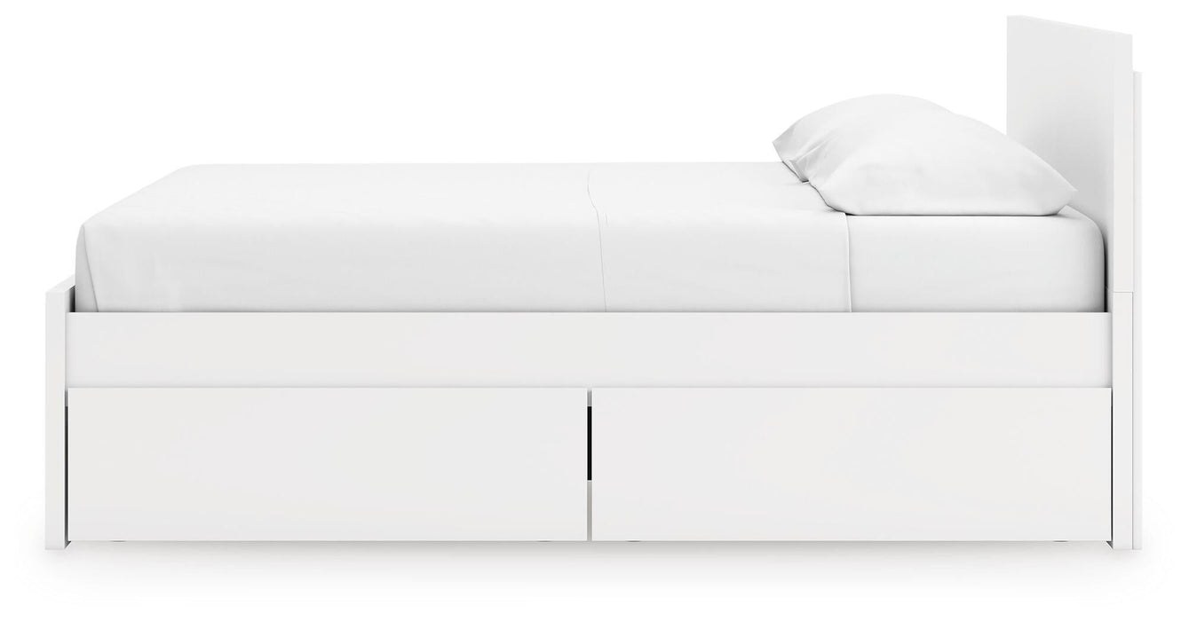 Ashley Express - Onita King Panel Platform Bed with 2 Side Storage