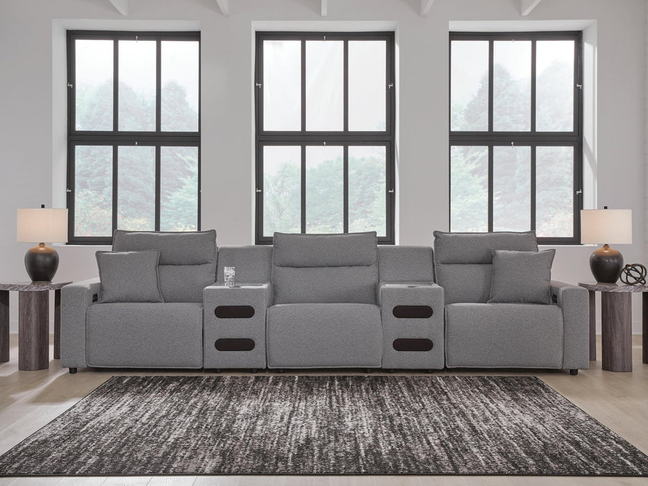 Modmax II 5-Piece Power Reclining Sectional with Audio Consoles