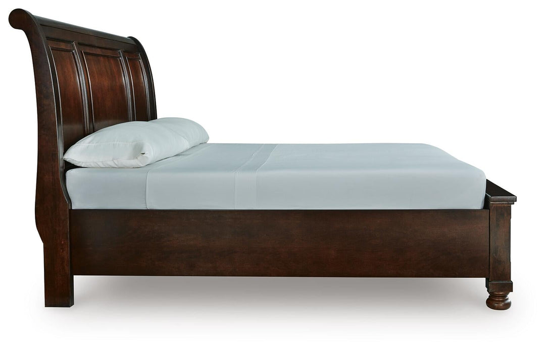 Porter King Sleigh Storage Bed