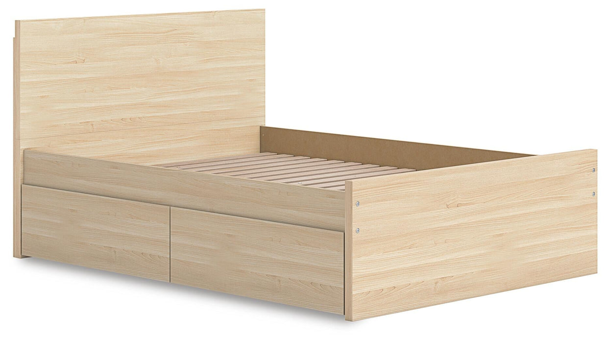 Ashley Express - Onita Full Panel Platform Bed with 1 Side Storage