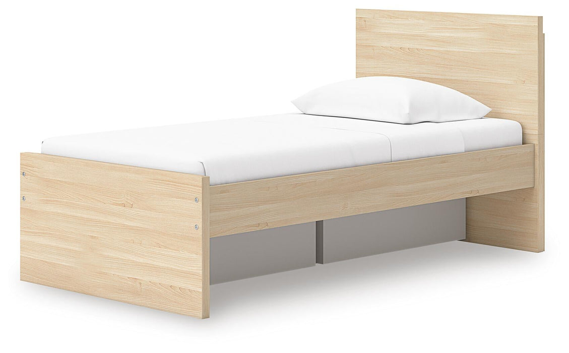 Ashley Express - Onita Twin Panel Platform Bed with 1 Side Storage