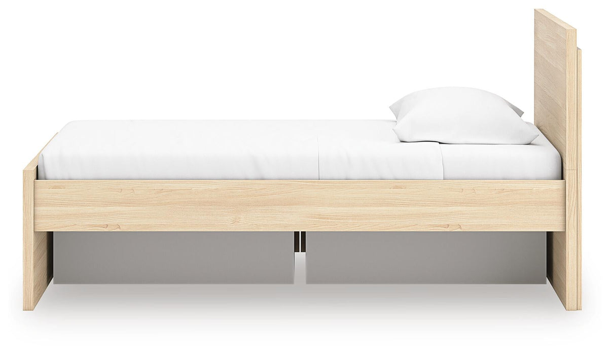Ashley Express - Onita Twin Panel Platform Bed with 1 Side Storage