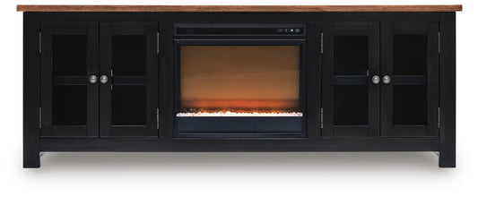 Wildenauer 76" TV Stand with Electric Fireplace