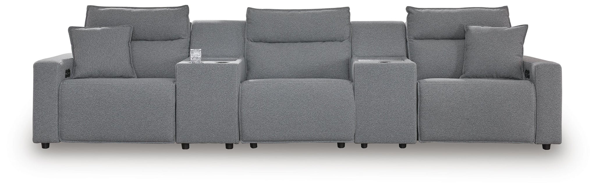 Modmax II 5-Piece Power Reclining Sectional with Consoles