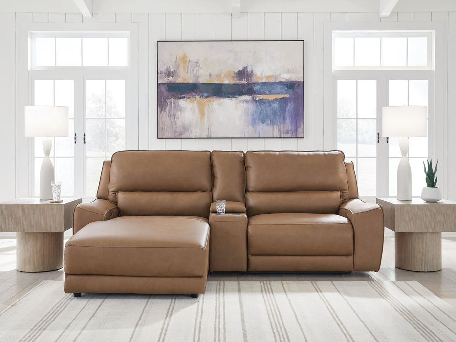DeepWakes 3-Piece Power Reclining Sectional with Chaise