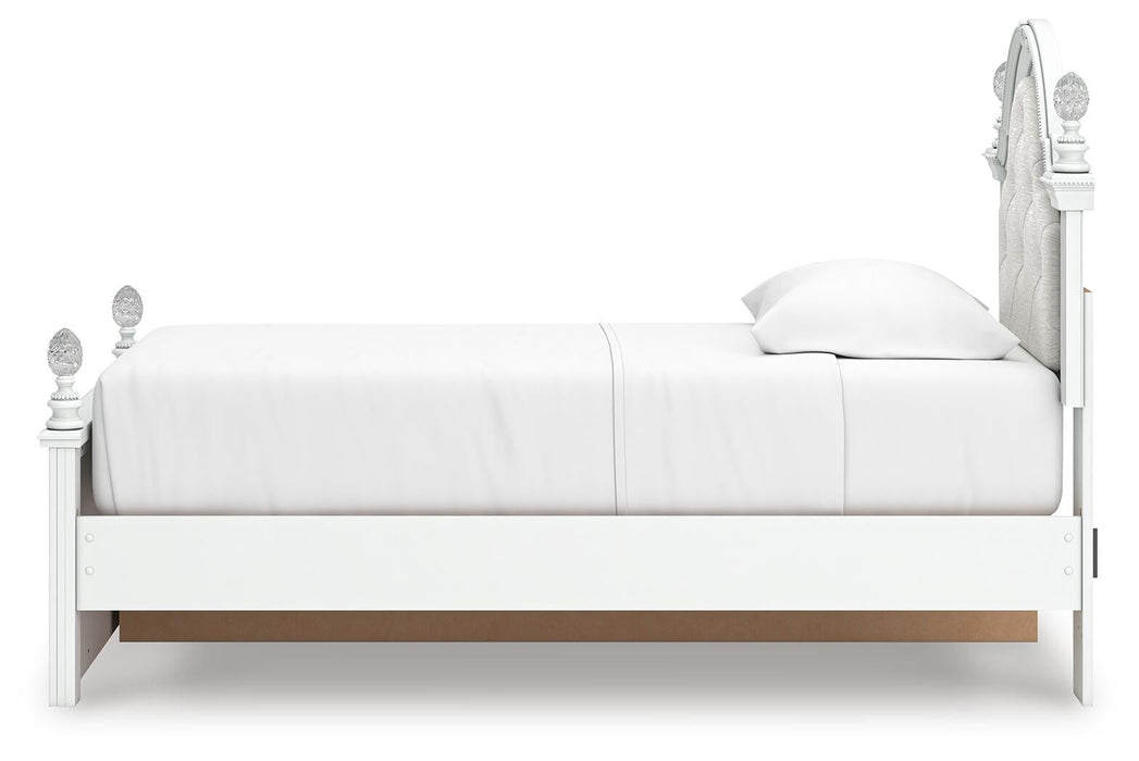 Kozlani Twin Upholstered Panel Storage Bed