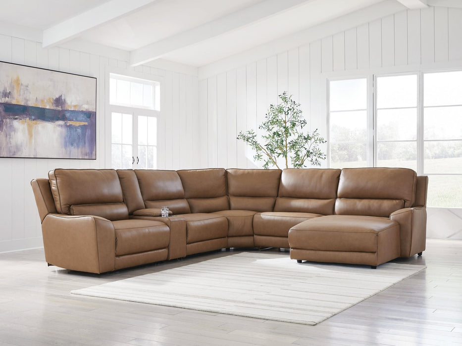 DeepWakes 6-Piece Power Reclining Sectional with Chaise