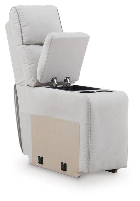 Social Pointe 7-Piece Reclining Sectional with Storage Consoles