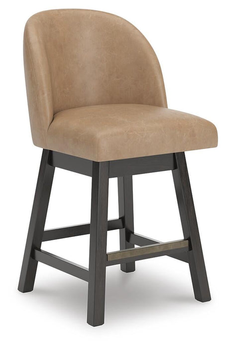 Ashley Express - Neymorton UPH Swivel Barstool (2/CN)