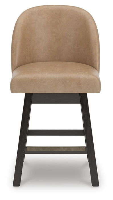 Ashley Express - Neymorton UPH Swivel Barstool (2/CN)