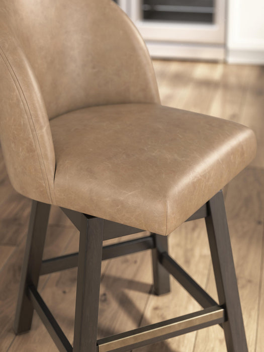 Ashley Express - Neymorton UPH Swivel Barstool (2/CN)