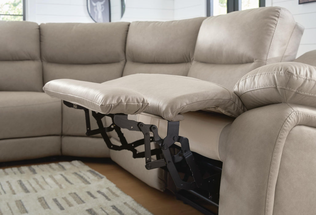 Narwhal Place 7-Piece Reclining Sectional with Storage Consoles