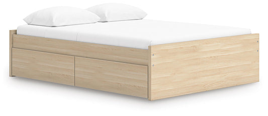 Ashley Express - Onita Queen Platform Bed with 1 Side Storage