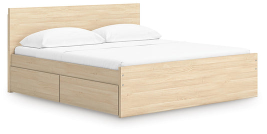 Ashley Express - Onita King Panel Platform Bed with 2 Side Storage