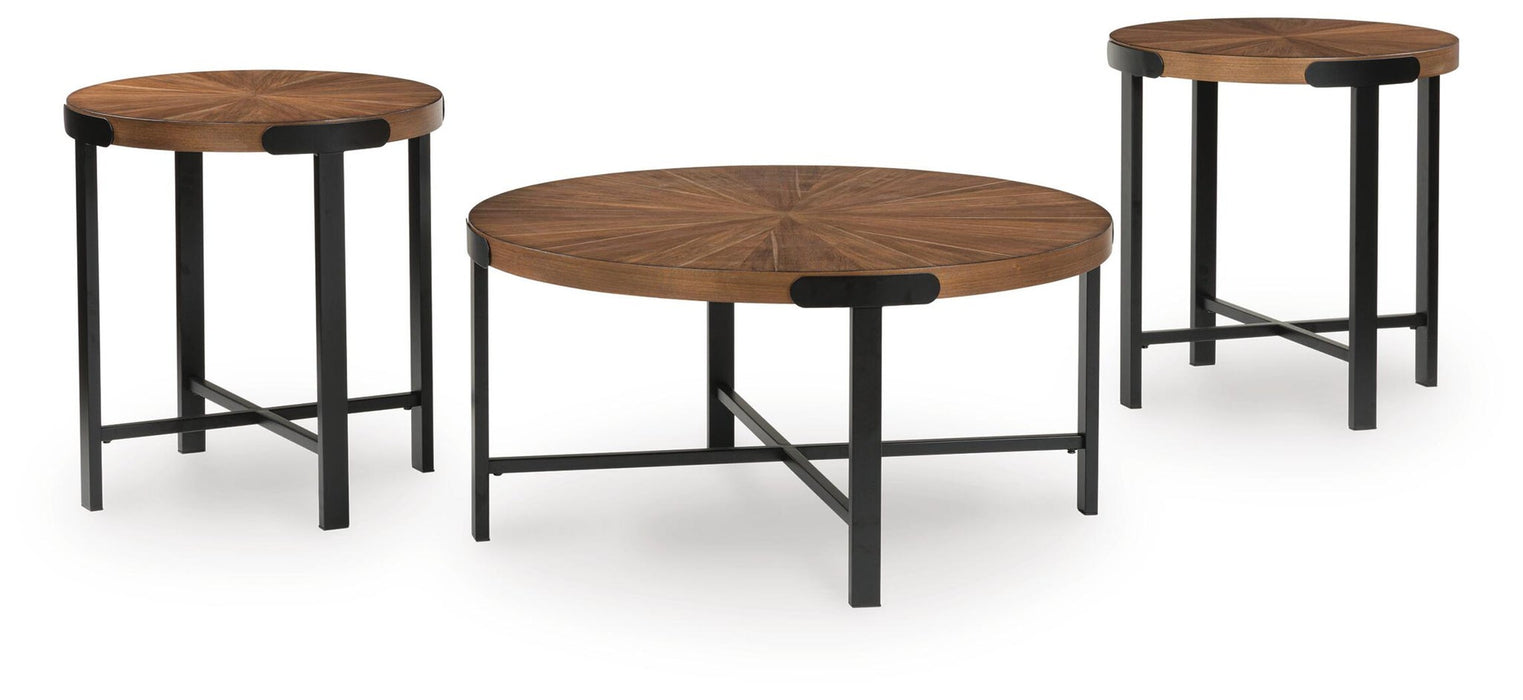 Ashley Express - Crosstrail Occasional Table Set (3/CN)
