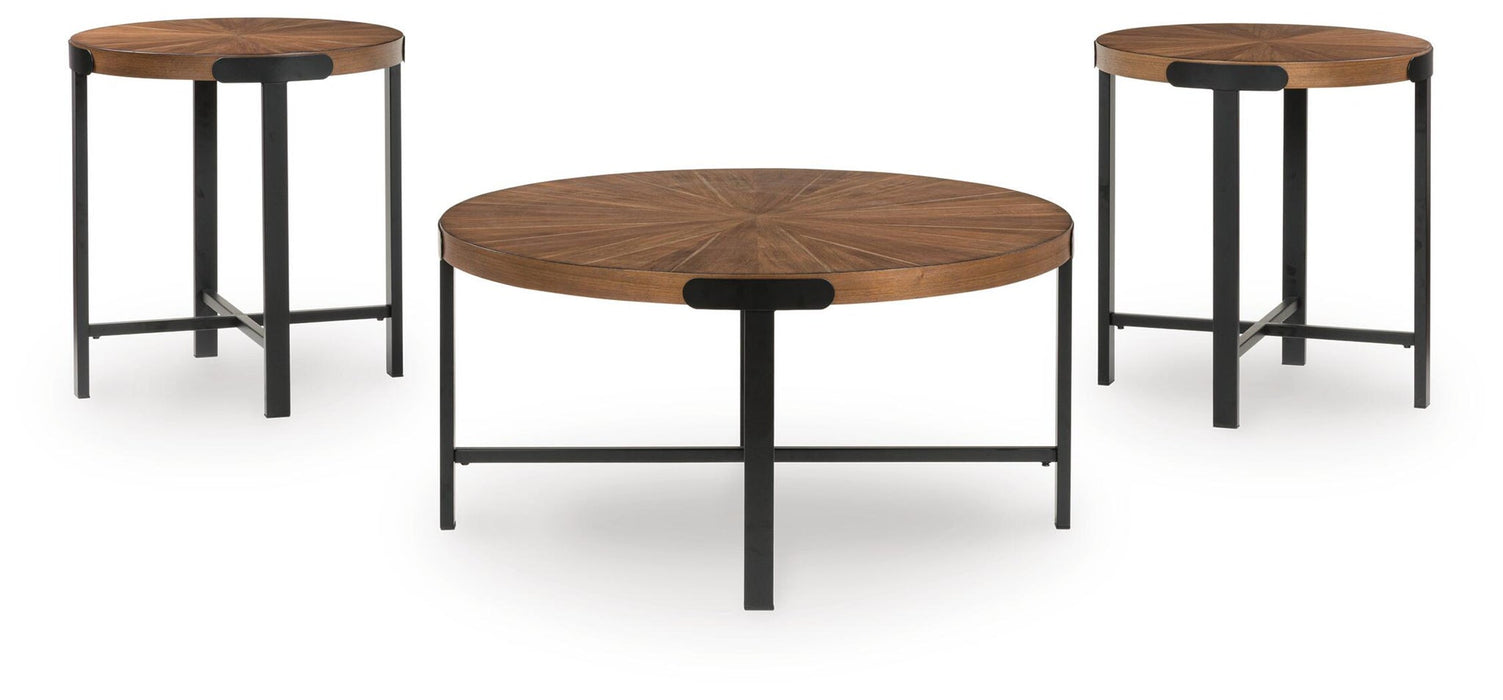 Ashley Express - Crosstrail Occasional Table Set (3/CN)