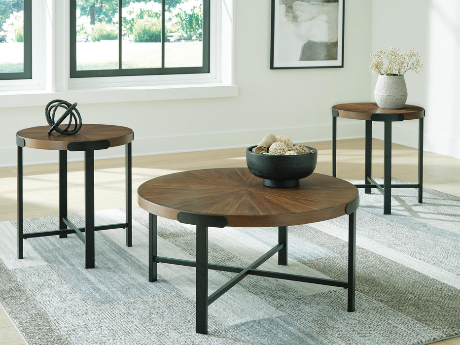 Ashley Express - Crosstrail Occasional Table Set (3/CN)
