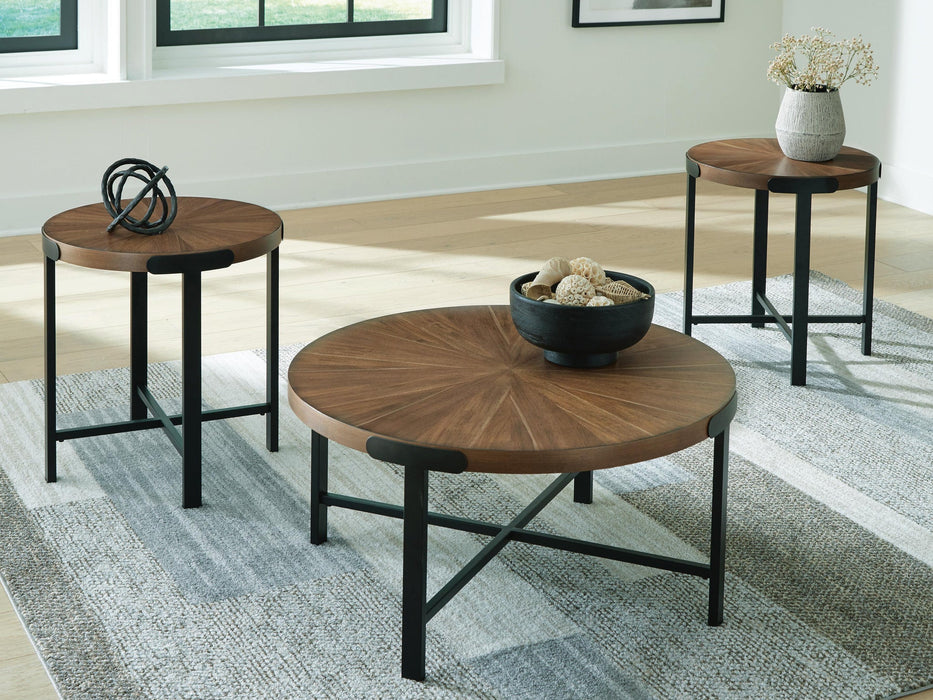 Ashley Express - Crosstrail Occasional Table Set (3/CN)