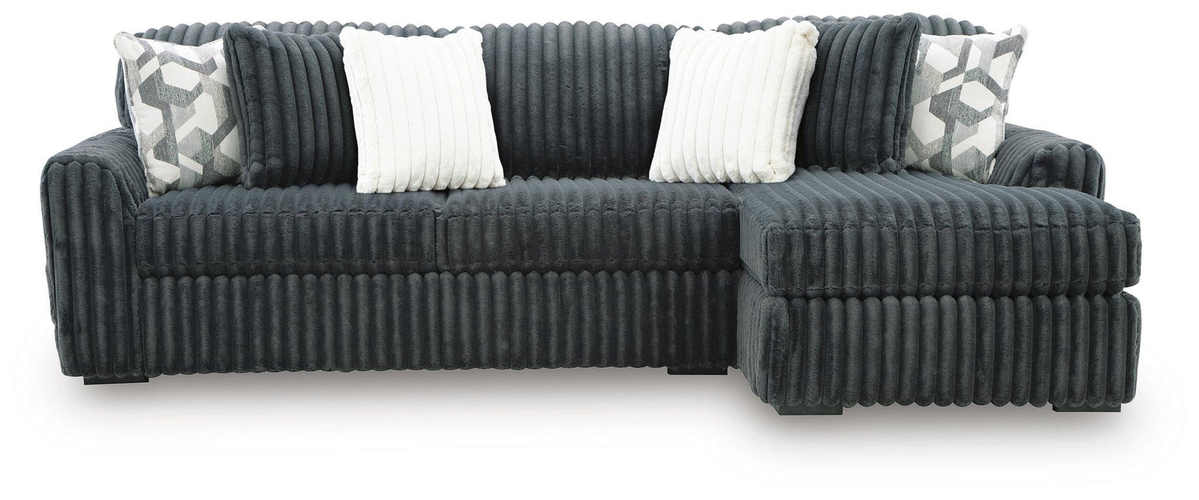 Midnight-Madness 2-Piece Sectional Sofa Chaise
