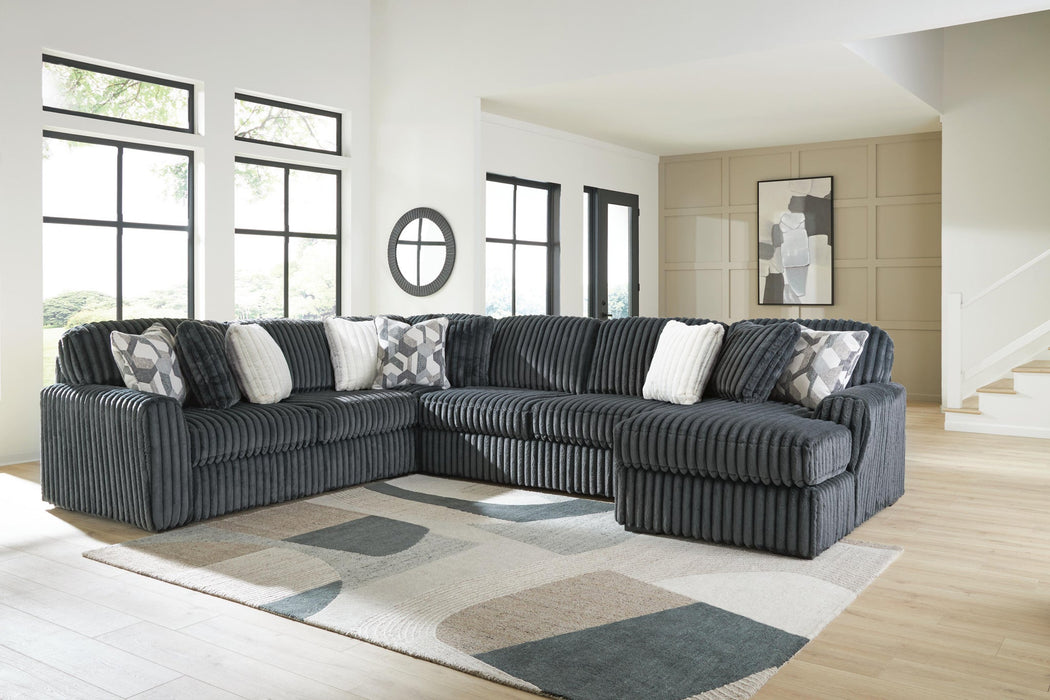 Midnight-Madness 6-Piece Sectional with Chaise
